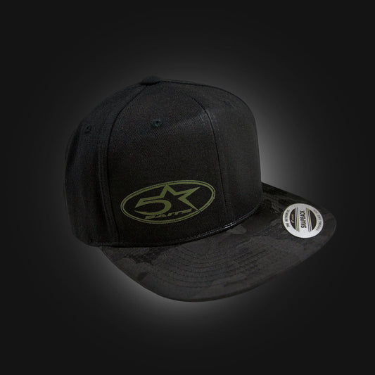 Snapback Cap, Black Camo - Elite Team